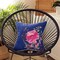 Homeroots Blue Flower Square Style Decorative Throw Pillow Cover 18 x 18 in. 355487 - alternate 6
